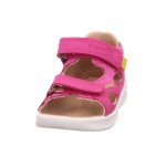 Superfit Lagoon pink 2 tépőzáras velúr-nubuk bőr kislány gyerekszandál (1-000510-5520)