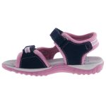 SIESTA-RICHTER 2 tépőzáras sötétkék/rózsaszín SZÍVECSKÉS sport gyerek szandál