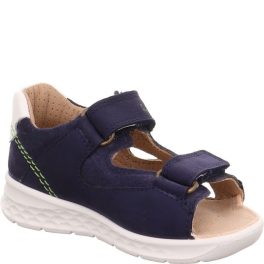   Superfit Lagoon sötétkék-zöld 2 tépőzáras velúr bőr kisfiú gyerekszandál (1-000510-8020)