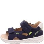 Superfit Lagoon sötétkék-zöld 2 tépőzáras velúr bőr kisfiú gyerekszandál (1-000510-8020)