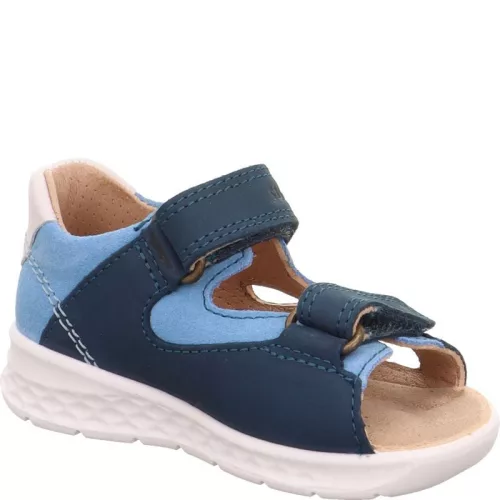 Superfit Lagoon kék 2 tépőzáras velúr-nubuk bőr kisfiú gyerekszandál (1-000510-9000)