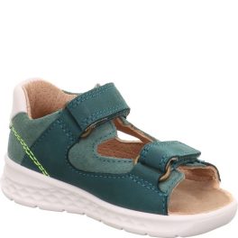   Superfit Lagoon zöld 2 tépőzáras velúr-nubuk bőr kisfiú gyerekszandál (1-000510-9010)