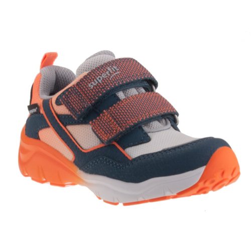 Superfit Sport5 sötétkék-narancssárga-fehér 2 tépőzáras Sympatex (vízálló) textil kisfiú gyerekcipő (1-000251-8000)