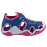 GEOX WADER GIRL tépőzáras KÉK/CIKLÁMEN lélegző talpú gyerek VÍZISZANDÁL