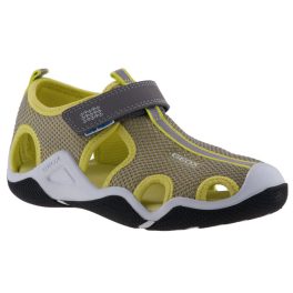 GEOX WADER BOY tépőzáras neonsárga/szürke lélegző talpú gyerek VÍZISZANDÁL   GEOX WADER BOY tépőzáras neonsárga/szürke lélegző talpú gyerek VÍZISZANDÁL