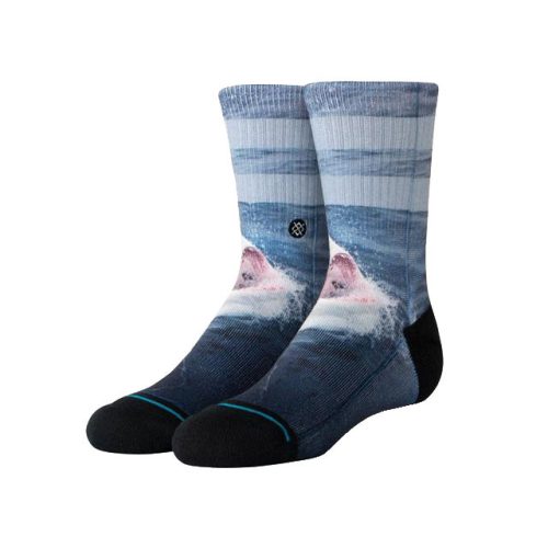 STANCE SHARK BAIT KIDS kék CÁPÁS zokni