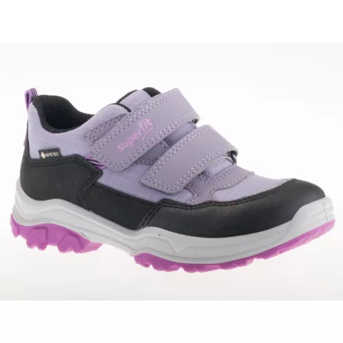 Superfit Jupiter lila-fekete 2 tépőzáras textil gore-tex (vízálló) kislány gyerekcipő