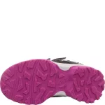 Superfit Jupiter lila-fekete 2 tépőzáras textil gore-tex (vízálló) kislány gyerekcipő