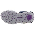 GEOX Roxanne 3 tépőzáras sötétkék-világoskék-lila lélegző talpú lány szandál