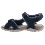 GEOX Roxanne 3 tépőzáras sötétkék-világoskék-lila lélegző talpú lány szandál