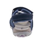 GEOX Roxanne 3 tépőzáras sötétkék-világoskék-lila lélegző talpú lány szandál