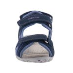 GEOX Roxanne 3 tépőzáras sötétkék-világoskék-lila lélegző talpú lány szandál