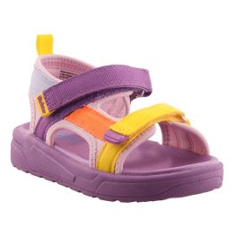 Siesta-Richter 2 tépőzáras lila-rózsaszín-sárga lány textil szandál   Siesta-Richter 2 tépőzáras lila-rózsaszín-sárga lány textil szandál