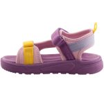 Siesta-Richter 2 tépőzáras lila-rózsaszín-sárga lány textil szandál