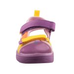 Siesta-Richter 2 tépőzáras lila-rózsaszín-sárga lány textil szandál