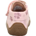 Superfit rózsaszín virágos rosegold 2 tépőzáras velúr bőr kislány első lépés gyerekcipő