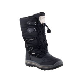 GEOX OVERLAND fekete/ezüst AMPHIBIOX VÍZÁLLÓ lélegző talpú összehúzós hótaposó csizma   GEOX OVERLAND fekete/ezüst AMPHIBIOX VÍZÁLLÓ lélegző talpú összehúzós hótaposó csizma