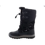 GEOX OVERLAND fekete/ezüst AMPHIBIOX VÍZÁLLÓ lélegző talpú összehúzós hótaposó csizma