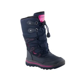 GEOX OVERLAND sötétkék/lila AMPHIBIOX VÍZÁLLÓ lélegző talpú összehúzós hótaposó csizma   GEOX OVERLAND sötétkék/lila AMPHIBIOX VÍZÁLLÓ lélegző talpú összehúzós hótaposó csizma