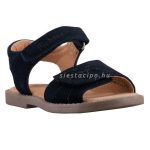 SIESTA-RICHTER 2 tépőzáras sötétkék virágos velúrbőr gyerek szandál