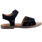 SIESTA-RICHTER 2 tépőzáras sötétkék virágos velúrbőr gyerek szandál