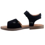 SIESTA-RICHTER 2 tépőzáras sötétkék virágos velúrbőr gyerek szandál