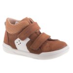 Superfit Superfree barna 2 tépőzáras nubuk bőr bare fit kisfiú gyerekcipő