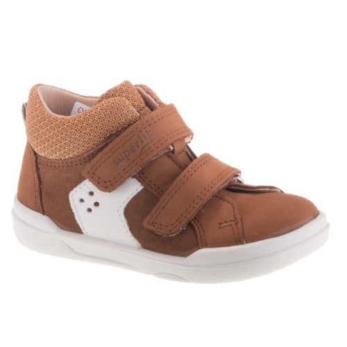 Superfit Superfree barna 2 tépőzáras nubuk bőr bare fit kisfiú gyerekcipő