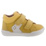 Superfit Superfree sárga 2 tépőzáras nubuk bőr bare fit unisex gyerekcipő (kislány és kisfiú)