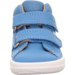 Superfit Superfree világoskék 2 tépőzáras nappa bőr bare fit kisfiú gyerekcipő