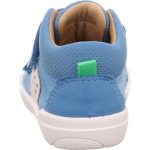 Superfit Superfree világoskék 2 tépőzáras nappa bőr bare fit kisfiú gyerekcipő