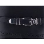 GEOX AGATA fekete bőr lélegző talpú csizma