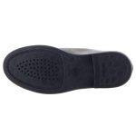 GEOX AGATA fekete bőr lélegző talpú cipzáras félcsizma