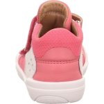 Superfit Superfree rózsaszín 2 tépőzáras zárt orrú bare fit bőr kislány gyerekszandál-gyerekcipő (1-000547-5500)