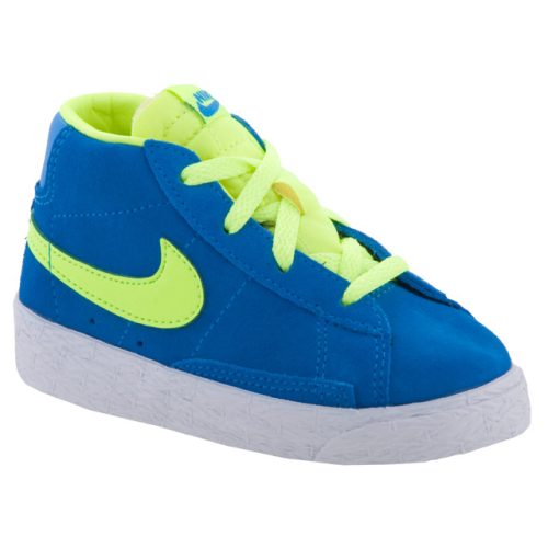 NIKE BLAZER Kék/Neon magas fűzős sportcipő