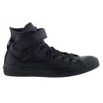 CONVERSE CHUCK TAYLOR ALL STAR BREA LEATHER fekete bőr magasszárú cipő