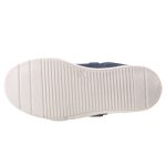 LEPI 2 tépőzáras sötétkék-metál rózsa CSILLAGOS bőr félcipő