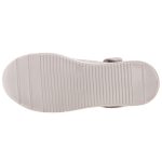 SZÍNHIBÁS LEPI szürke-ezüst VIRÁGOS fűzős magasszárú bőr lány cipő