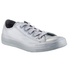 CONVERSE CHUCK TAYLOR ALL STAR METALLIC RUBBER ezüst fűzős félcipő   CONVERSE CHUCK TAYLOR ALL STAR METALLIC RUBBER ezüst fűzős félcipő