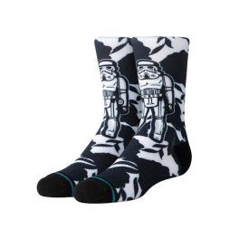 STANCE FLORAL TROOPER STAR WARS KIDS fekete/fehér zokni STANCE FLORAL TROOPER STAR WARS KIDS fekete/fehér zokni