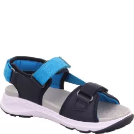  Superfit Criss-Cross kék-sötétkék tépőzáras vízálló textil kisfiú gyerekszandál (1-000580-8040)