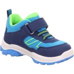 Superfit Jupiter kék-zöld tépőzáras-gumifűzős textil gore-tex (vízálló) kisfiú gyerekcipő