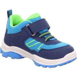   Superfit Jupiter kék-zöld tépőzáras-gumifűzős textil gore-tex (vízálló) kisfiú cipő