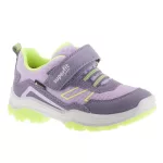 Superfit Jupiter lila-neonzöld tépőzáras-gumifűzős textil gore-tex (vízálló) kislány gyerekcipő