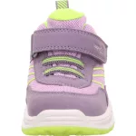 Superfit Jupiter lila-neonzöld tépőzáras-gumifűzős textil gore-tex (vízálló) kislány gyerekcipő