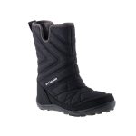 Columbia Youth Minx Slip III fekete cipzáras vízálló thermo béléses gyerek téli csizma