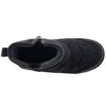 Columbia Youth Minx Slip III fekete cipzáras vízálló thermo béléses női téli csizma