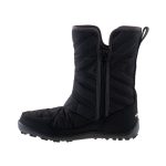 Columbia Youth Minx Slip III fekete cipzáras vízálló thermo béléses női téli csizma