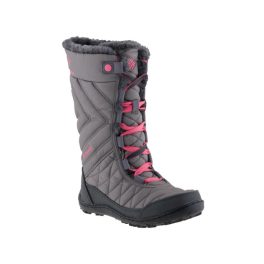 COLUMBIA MINX MID szürke/rózsa fűzős OMNI-HEAT BUNDÁS VÍZÁLLÓ MAGASSZÁRÚ csizma   COLUMBIA MINX MID szürke/rózsa fűzős OMNI-HEAT BUNDÁS VÍZÁLLÓ MAGASSZÁRÚ csizma