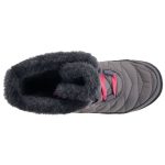 COLUMBIA MINX MID szürke/rózsa fűzős OMNI-HEAT BUNDÁS VÍZÁLLÓ MAGASSZÁRÚ csizma